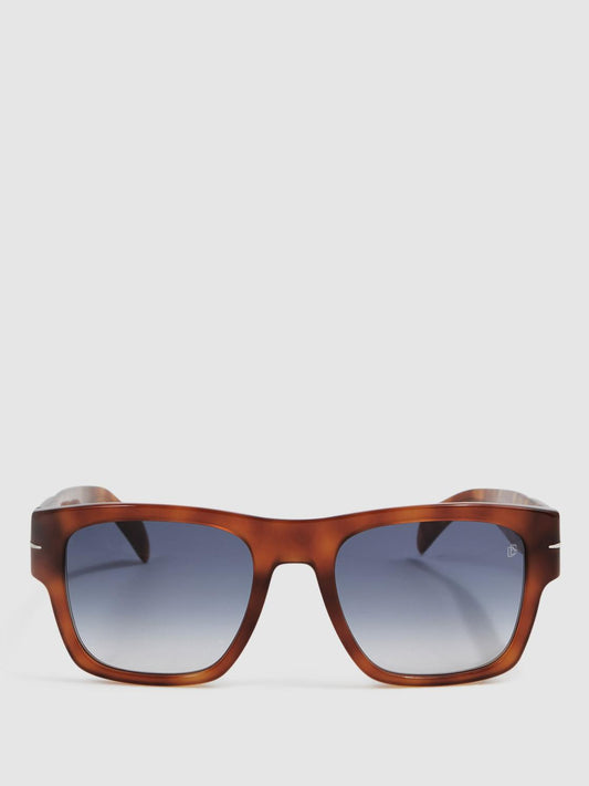 Reiss Sunglasses | David Beckham Eyewear By David Beckham Square Tortoiseshell Sunglasses Tortoise - Men