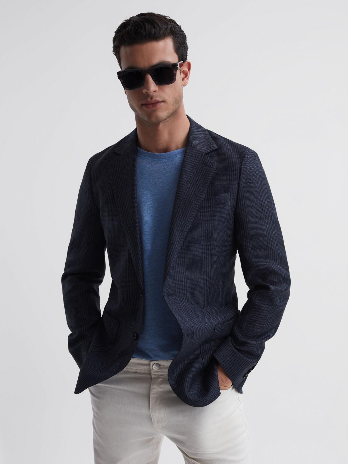 Reiss Sunglasses | David Beckham Eyewear By David Beckham Squared Mottled Sunglasses Grey - Men