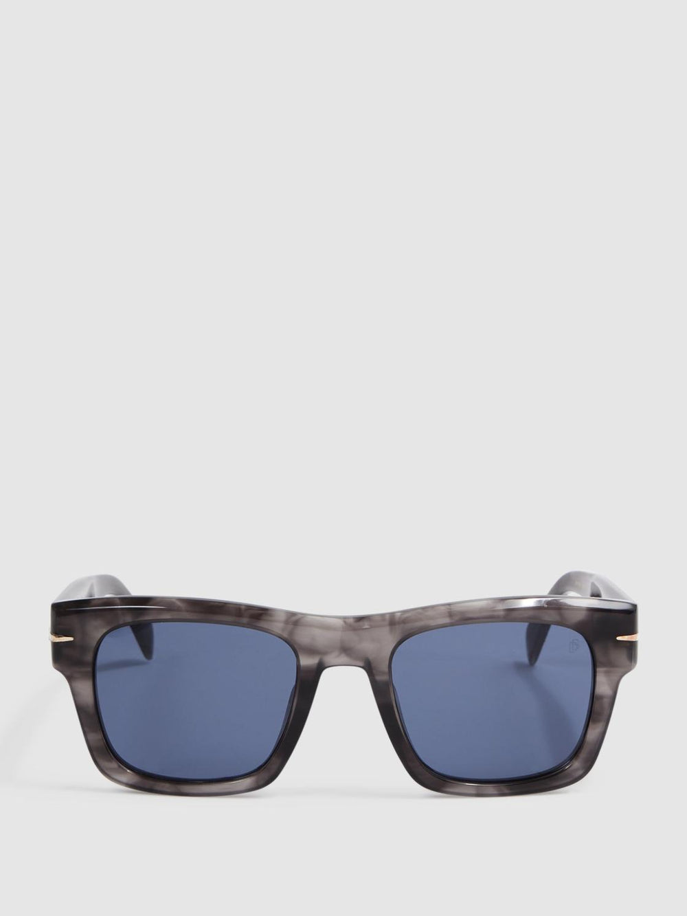 Reiss Sunglasses | David Beckham Eyewear By David Beckham Squared Mottled Sunglasses Grey - Men