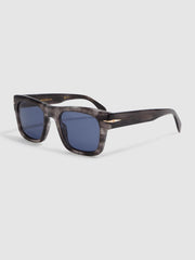 Reiss Sunglasses | David Beckham Eyewear By David Beckham Squared Mottled Sunglasses Grey - Men