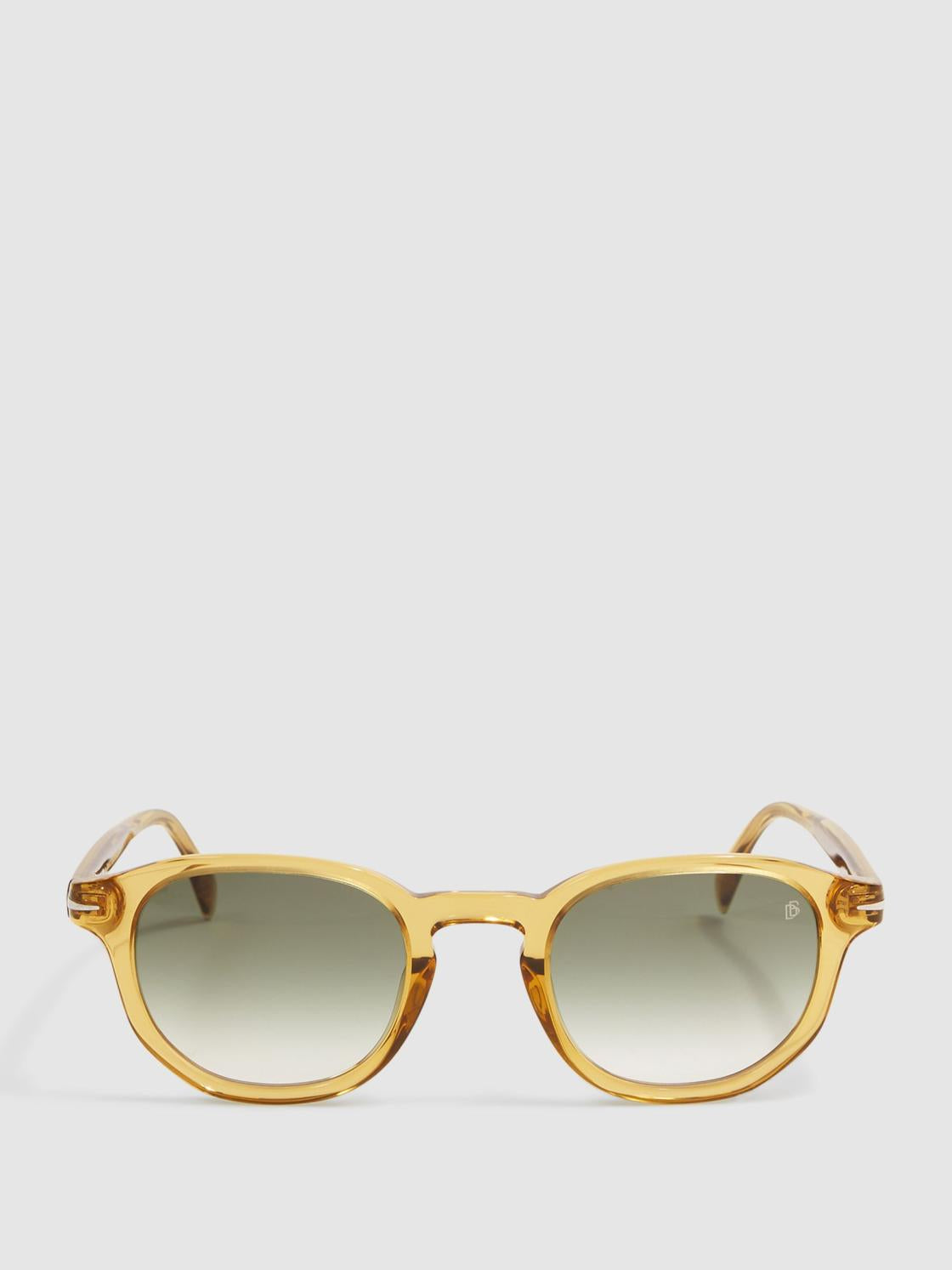 Reiss Sunglasses | Eyewear By David Beckham Round Sunglasses Yellow - Men