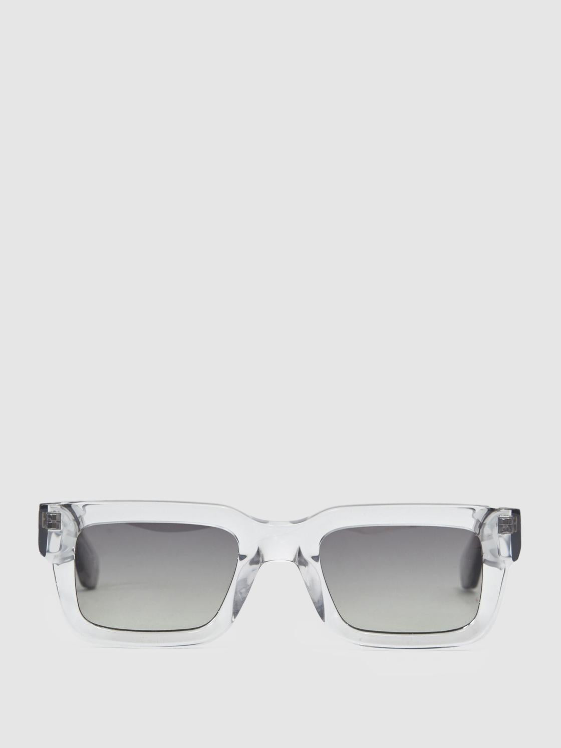 Reiss Sunglasses | Five Chimi Rectangular Frame Acetate Sunglasses Grey - Women