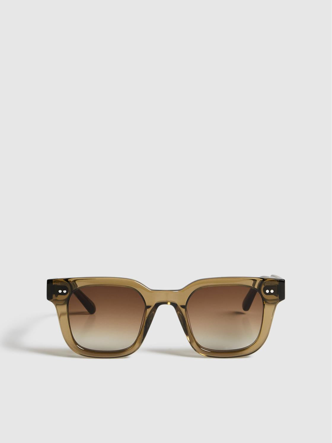 Reiss Sunglasses | Four Chimi Square Frame Acetate Sunglasses Black - Women