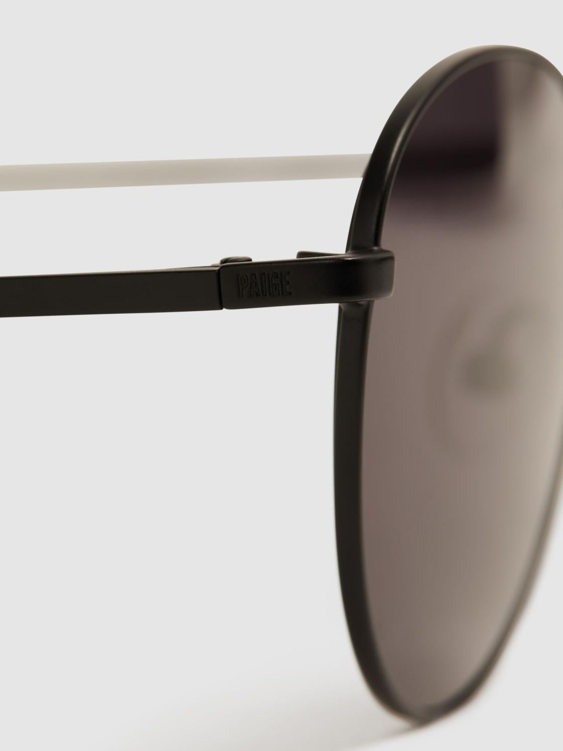 Reiss Sunglasses | Jordan Paige Round Metal Frame Sunglasses Black - Men