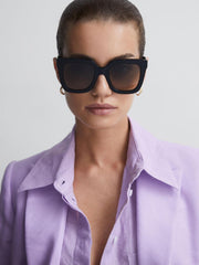 Reiss Sunglasses | Missoni Eyewear Cat Eye Tortoiseshell Sunglasses Black - Women
