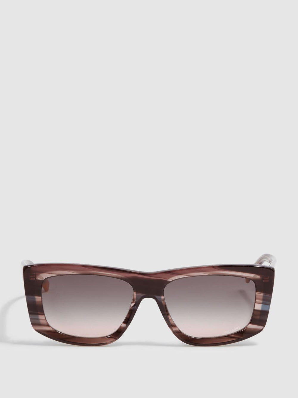 Reiss Sunglasses | Missoni Eyewear Rectangular Striped Sunglasses Brown - Women