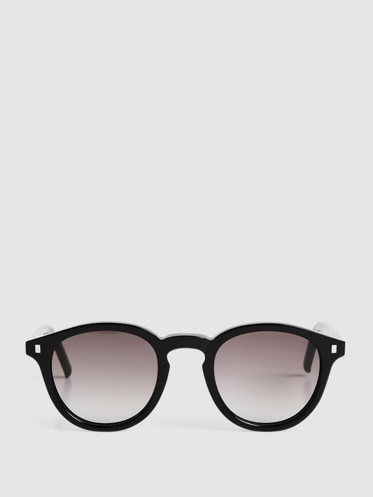 Reiss Sunglasses | Nelson Monokel Eyewear Round Sunglasses Black - Men