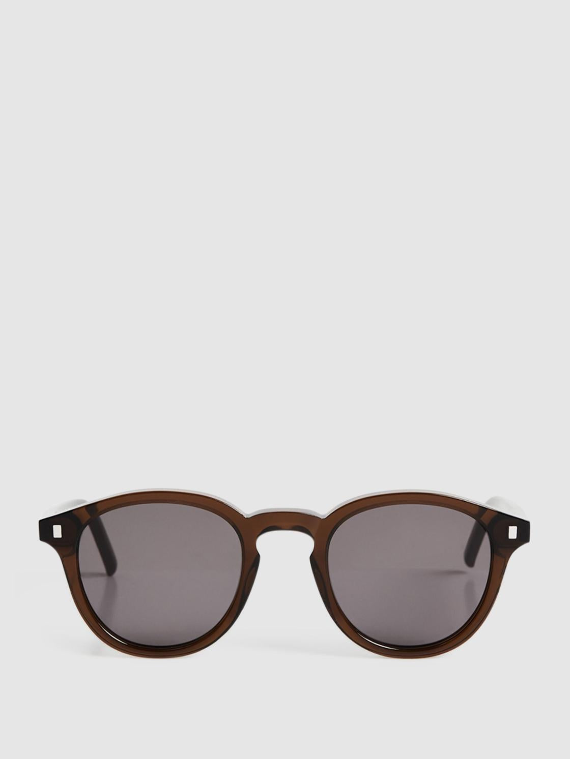Reiss Sunglasses | Nelson Monokel Eyewear Round Sunglasses Black - Men