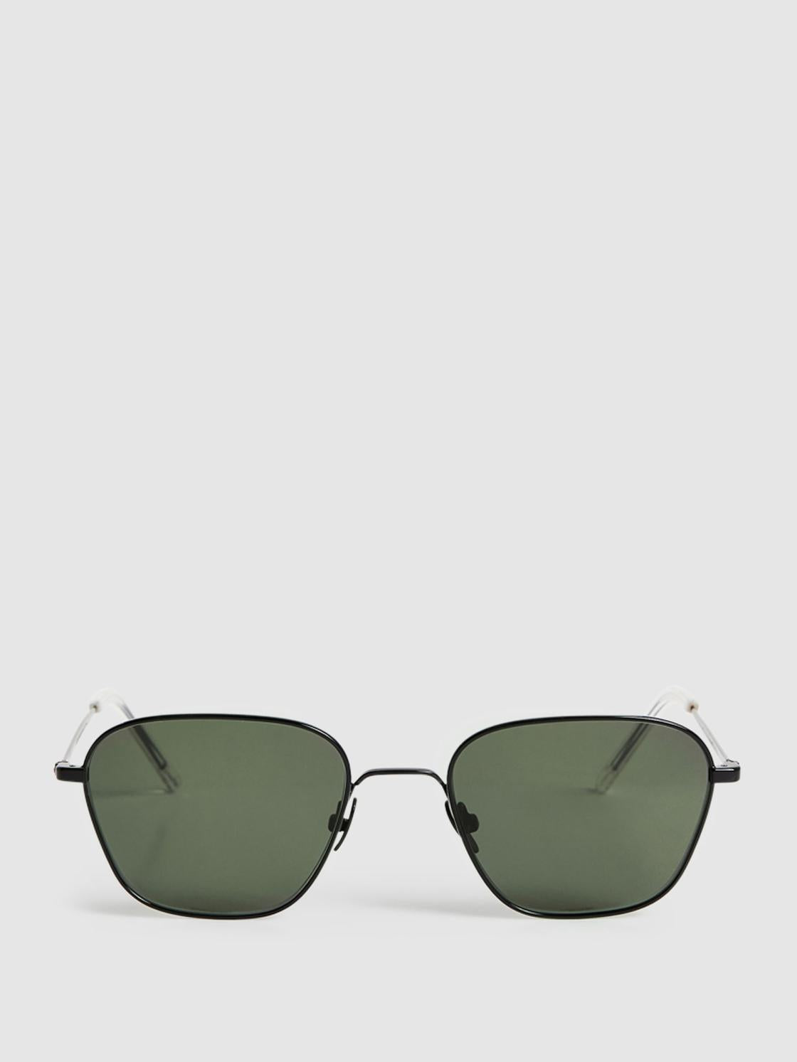 Reiss Sunglasses | Otis Monokel Eyewear Squared Sunglasses Black - Men