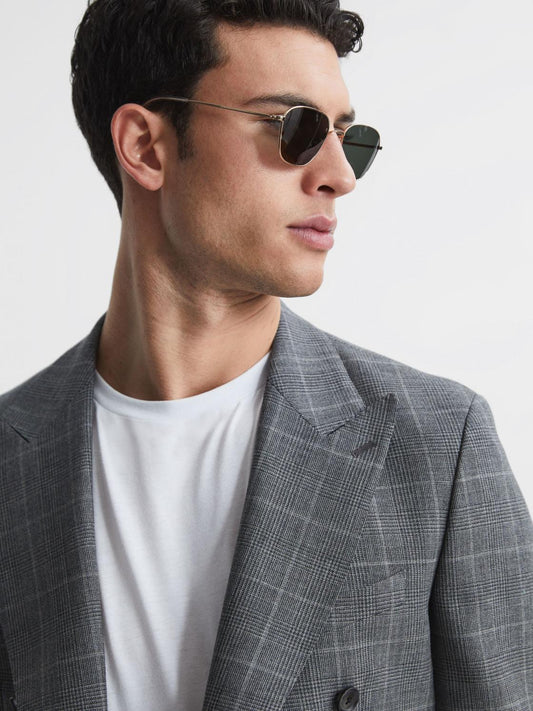 Reiss Sunglasses | Otis Monokel Eyewear Squared Sunglasses Black - Men