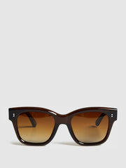 Reiss Sunglasses | Seven Chimi Large Frame Acetate Sunglasses Brown - Women