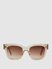 Reiss Sunglasses | Seven Chimi Large Frame Acetate Sunglasses Ecru - Women