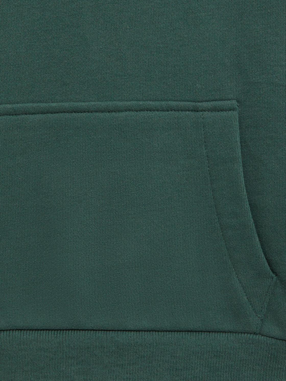 Reiss Sweats &amp; Hoodies | Alexander Oversized Cotton Jersey Hoodie Midnight Green - Children