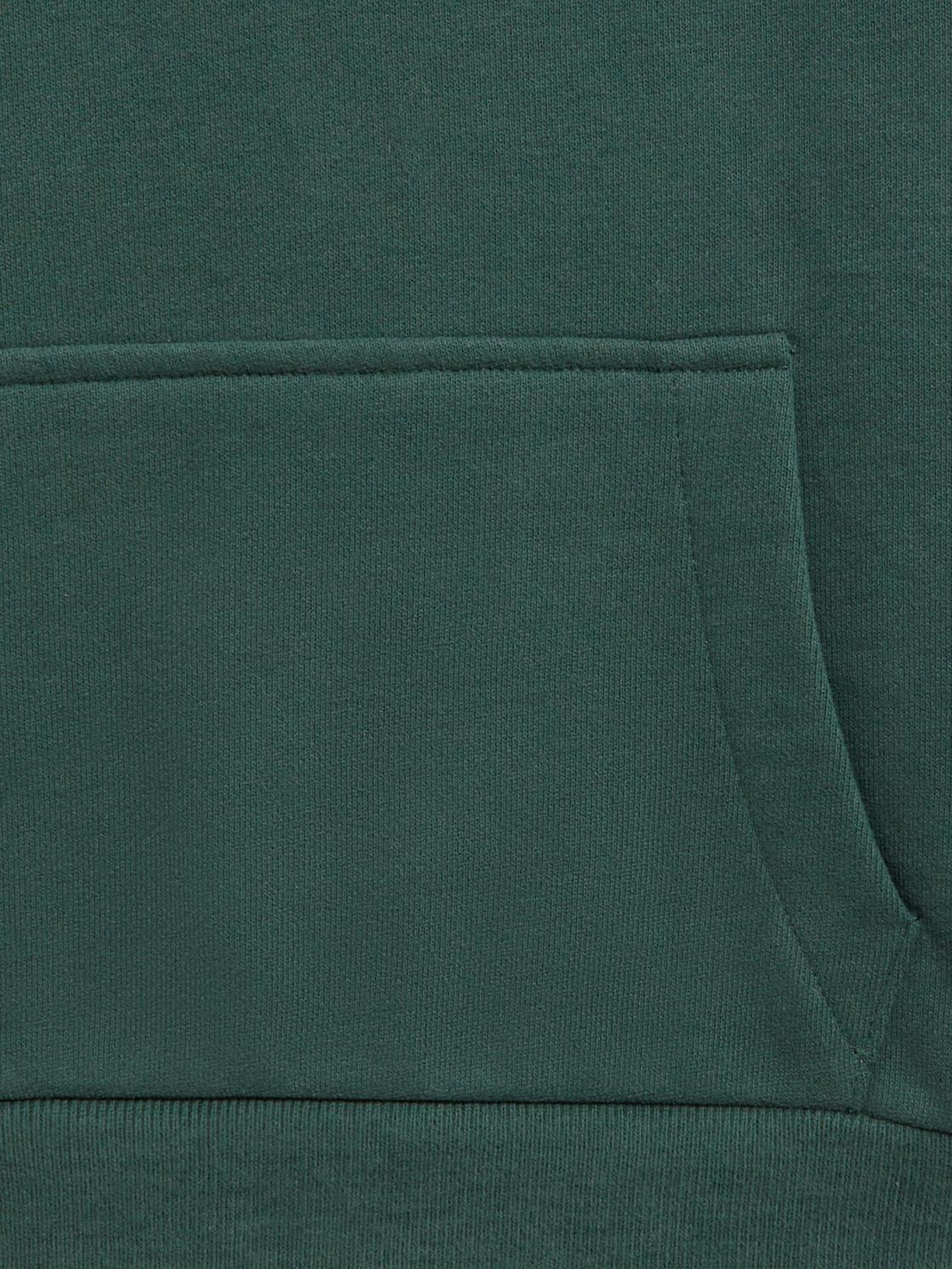 Reiss Sweats &amp; Hoodies | Alexander Oversized Cotton Jersey Hoodie Midnight Green - Children