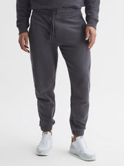 Reiss Sweats &amp; Hoodies | Ali Garment Dye Joggers Washed Black - Men