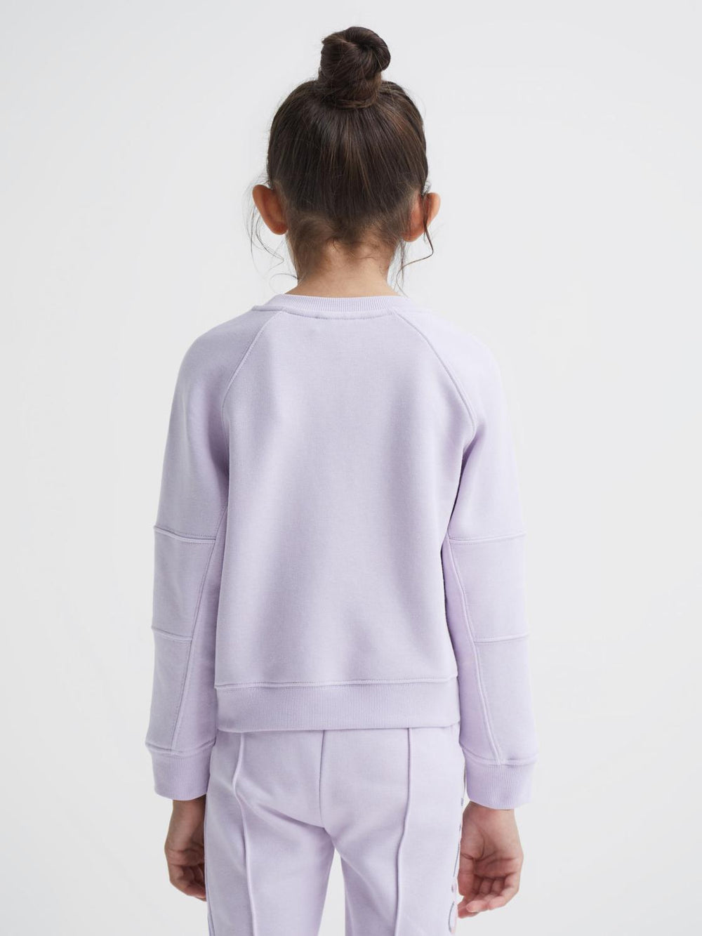 Reiss Sweats &amp; Hoodies | Bryony Sequin Crew Neck Jumper Lilac - Children