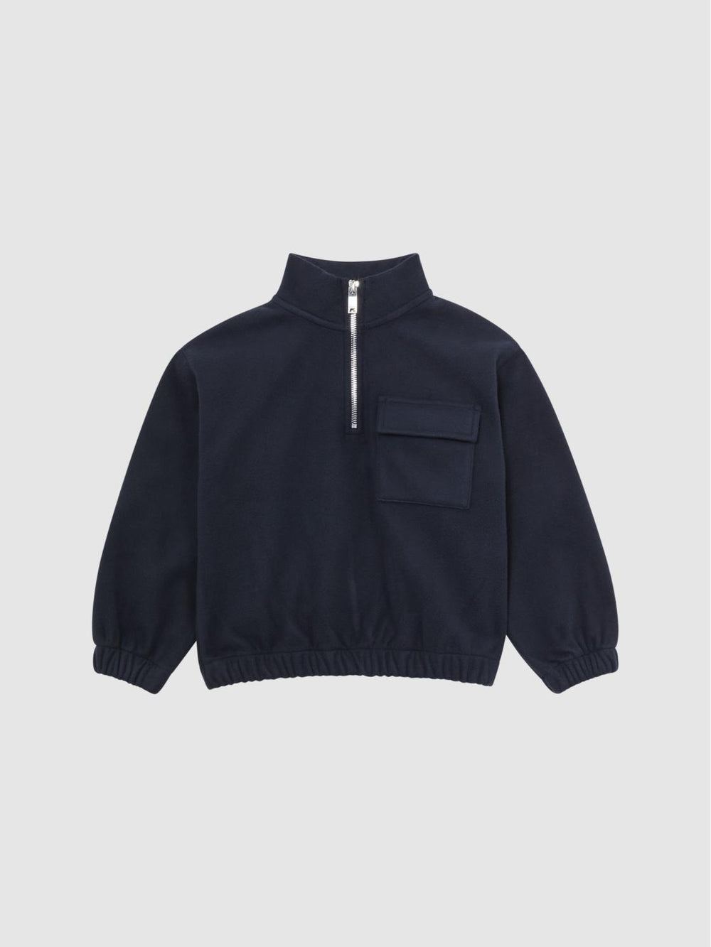 Reiss Sweats &amp; Hoodies | Conrad Micro Fleece Half Zip Jumper Navy - Children