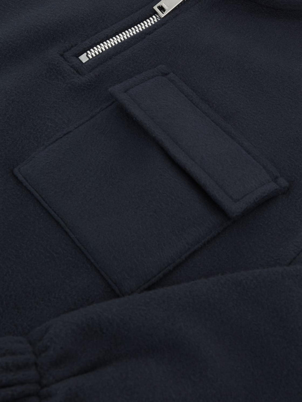 Reiss Sweats &amp; Hoodies | Conrad Micro Fleece Half Zip Jumper Navy - Children