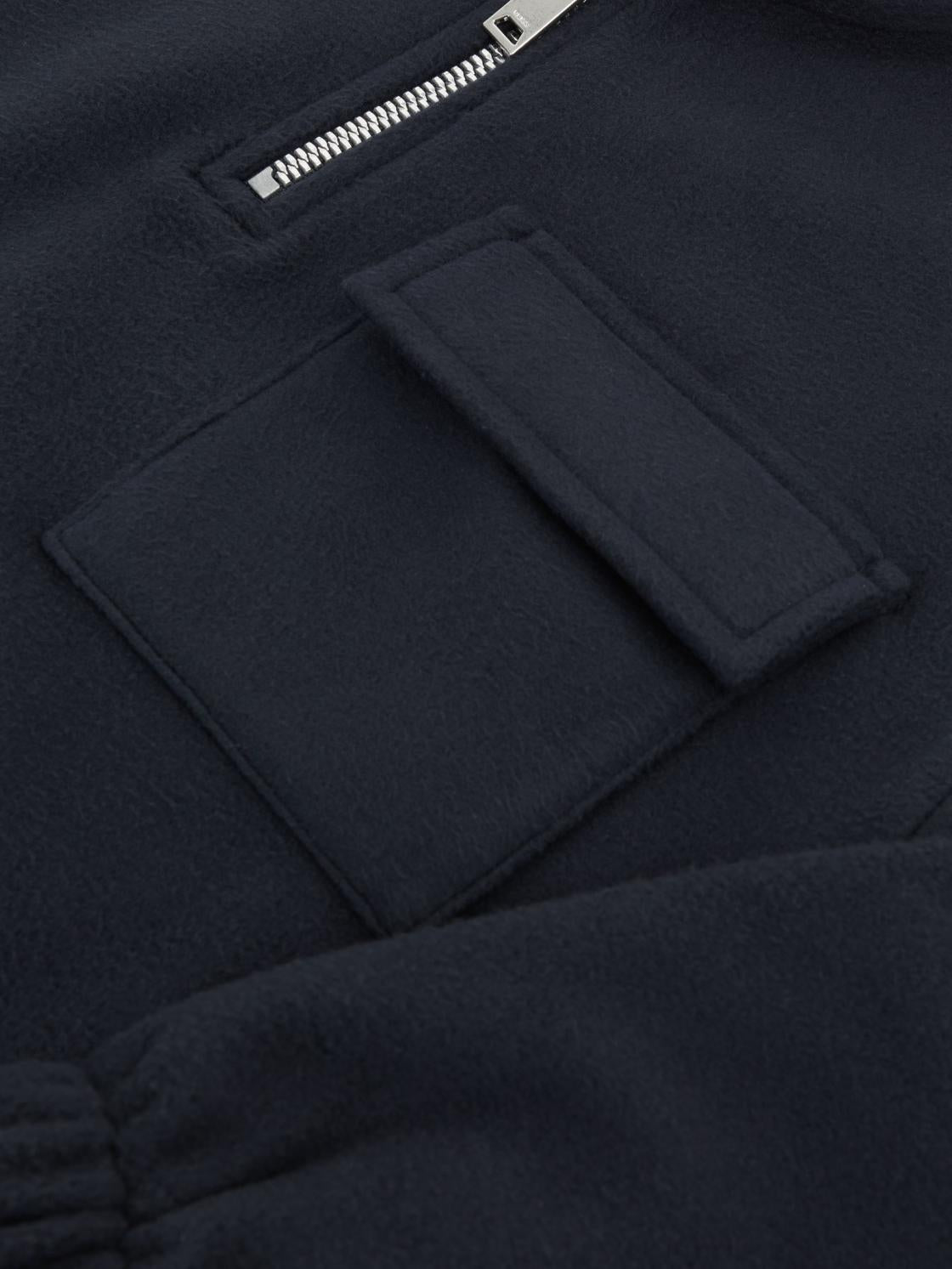 Reiss Sweats &amp; Hoodies | Conrad Micro Fleece Half Zip Jumper Navy - Children