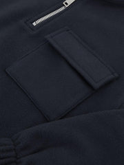 Reiss Sweats &amp; Hoodies | Conrad Micro Fleece Half Zip Jumper Navy - Children