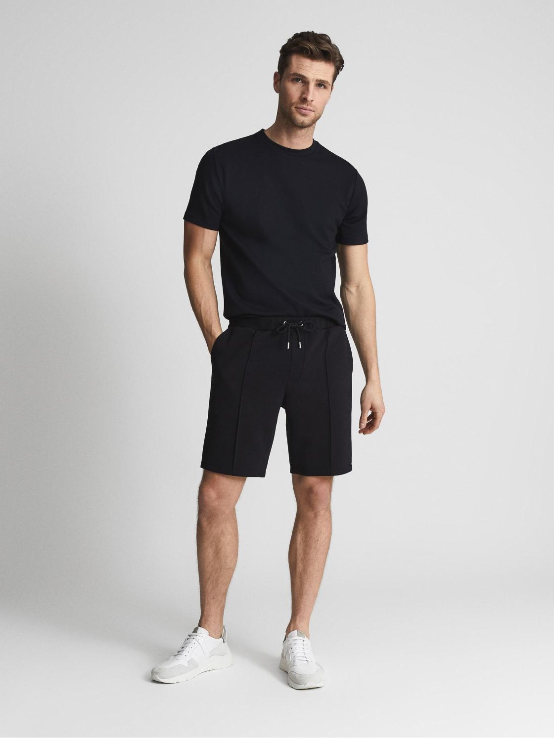 Reiss Sweats &amp; Hoodies | Dale Jersey Shorts Navy - Men