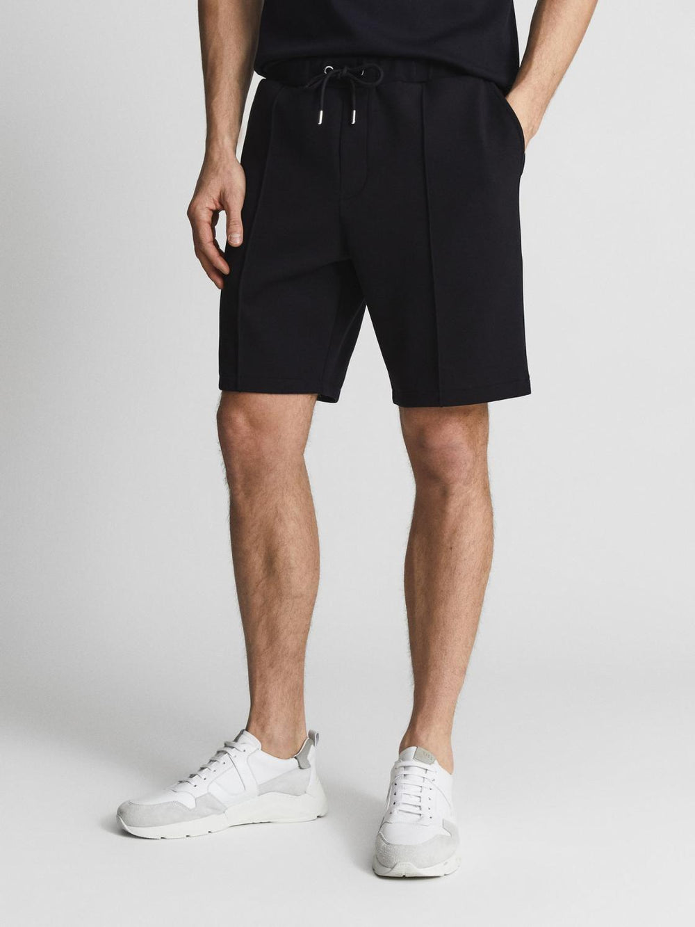 Reiss Sweats &amp; Hoodies | Dale Jersey Shorts Navy - Men