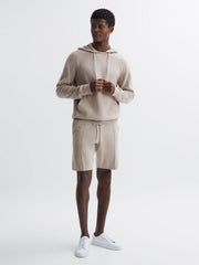 Reiss Sweats &amp; Hoodies | Donaldson Paige Drawstring Hoodie Dried Stone - Men