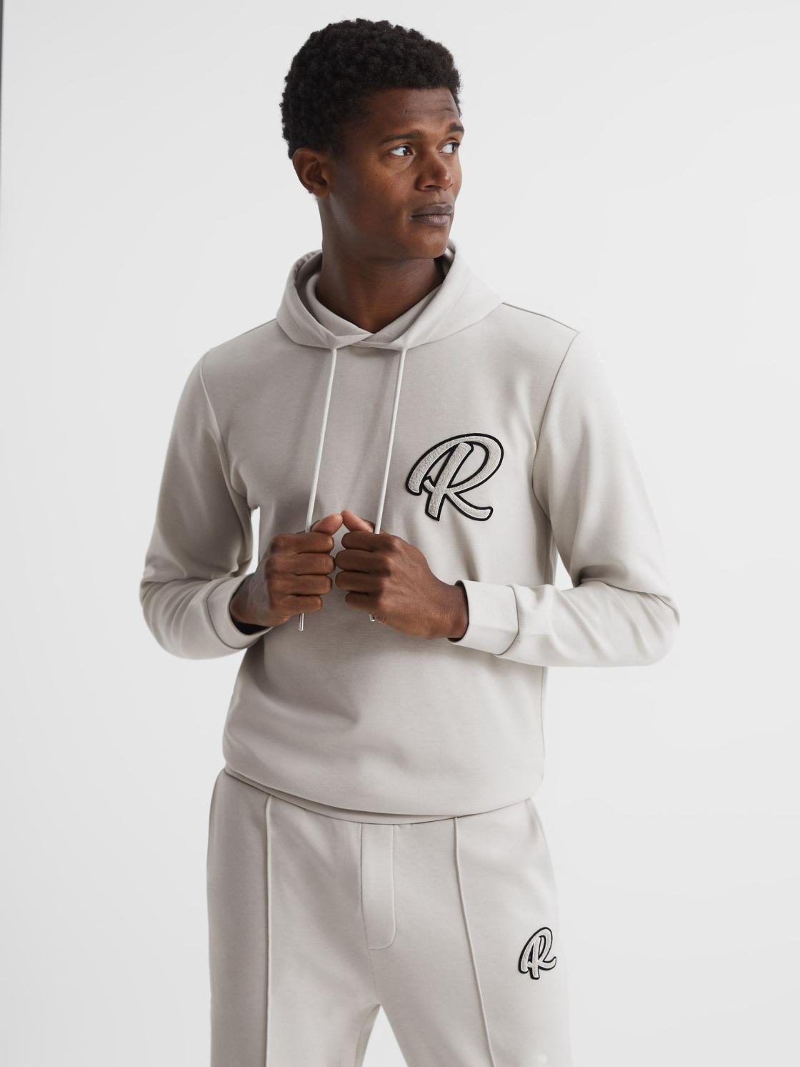 Reiss Sweats &amp; Hoodies | Fabien R Loungewear Hoodie Navy - Men