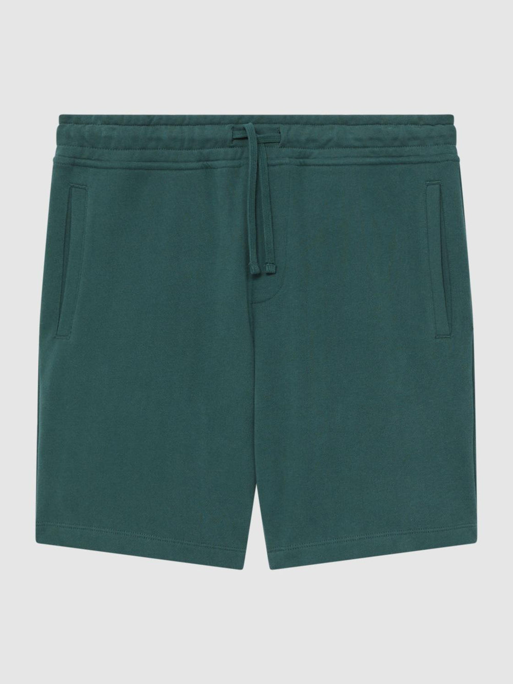 Reiss Sweats &amp; Hoodies | Henry Garment Dye Jersey Shorts Midnight Green - Men