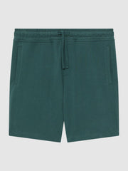 Reiss Sweats &amp; Hoodies | Henry Garment Dye Jersey Shorts Midnight Green - Men