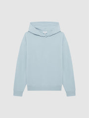 Reiss Sweats &amp; Hoodies | Kace Garment Dye Hoodie Ice Blue - Men