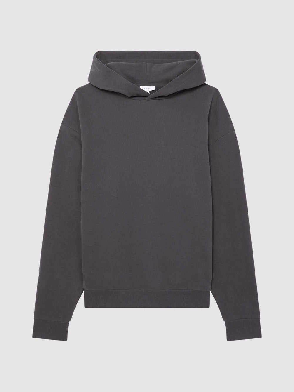 Reiss Sweats &amp; Hoodies | Kace Garment Dye Hoodie Washed Black - Men