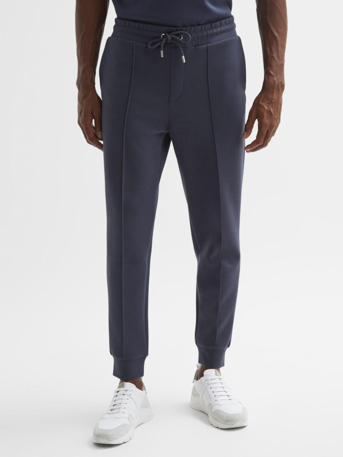 Reiss Sweats &amp; Hoodies | Premier Neoprene Loungewear Joggers Airforce Blue - Men