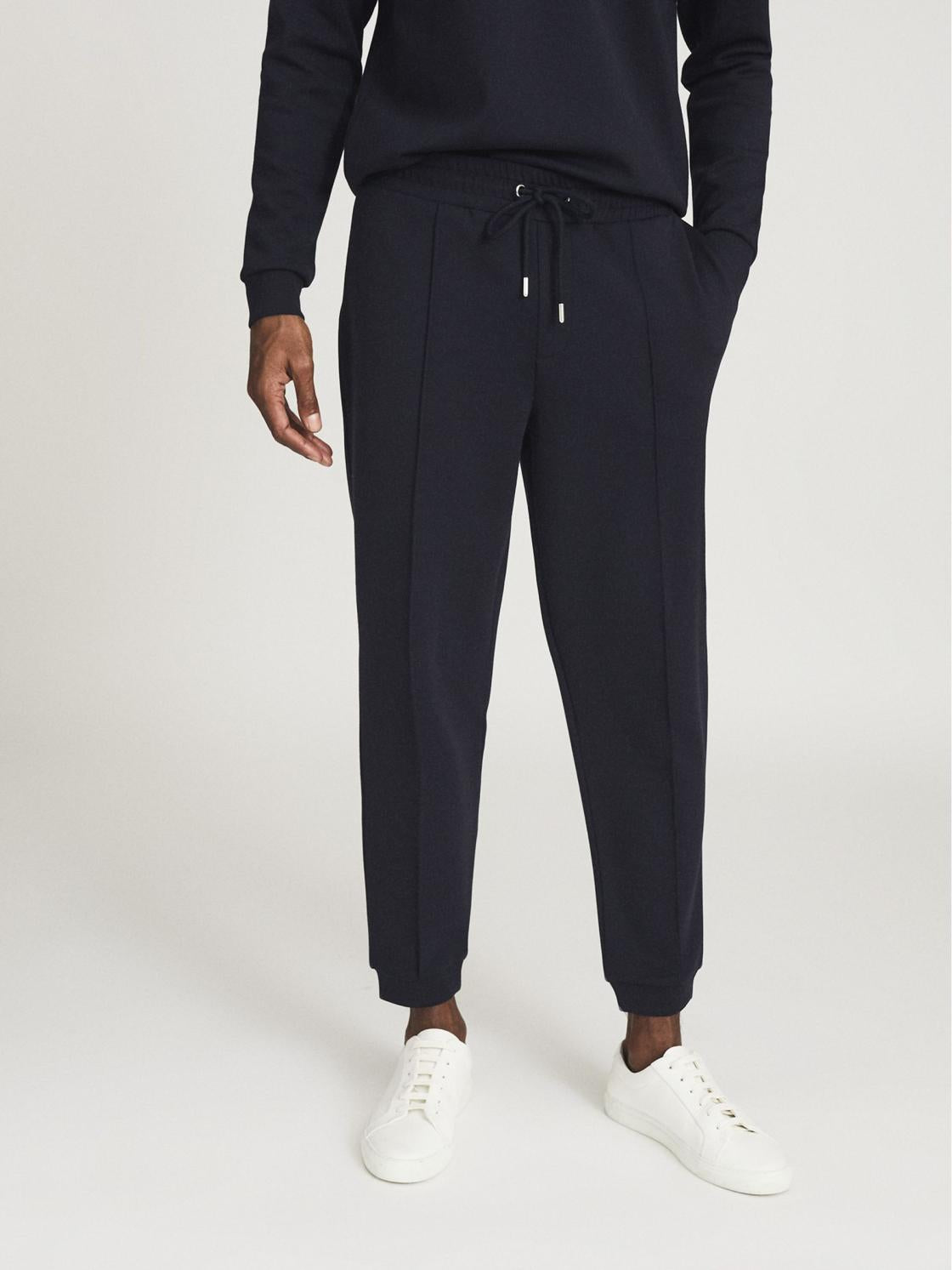 Reiss Sweats &amp; Hoodies | Premier Neoprene Loungewear Joggers Airforce Blue - Men