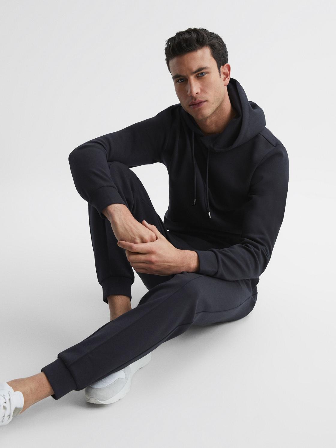 Reiss Sweats &amp; Hoodies | Premier Neoprene Loungewear Joggers Airforce Blue - Men