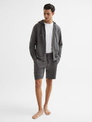 Reiss Sweats &amp; Hoodies | Tyne Jersey Shorts Dark Grey - Men