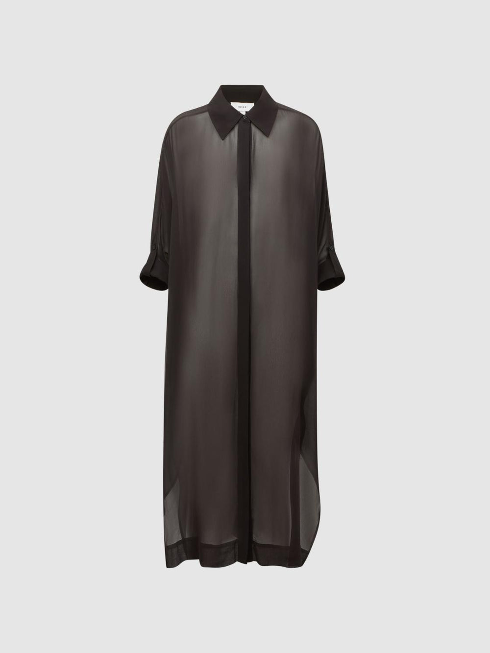 Reiss Swimwear | Ava Sheer Kaftan Black - Women