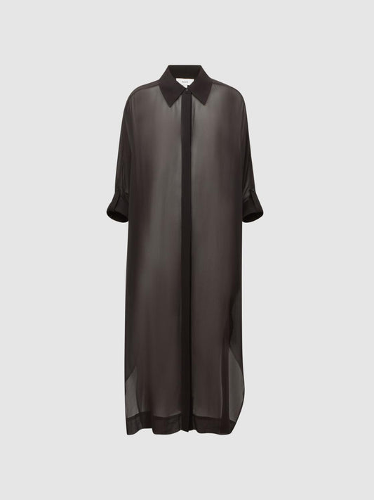 Reiss Swimwear | Ava Sheer Kaftan Black - Women