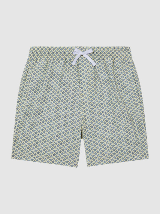 Reiss Swimwear | Bay Starfish Print Swim Shorts Yellow - Children