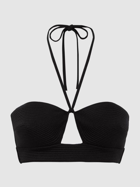 Reiss Swimwear | Calvin Klein Underwear Halterneck Bikini Top Black - Women