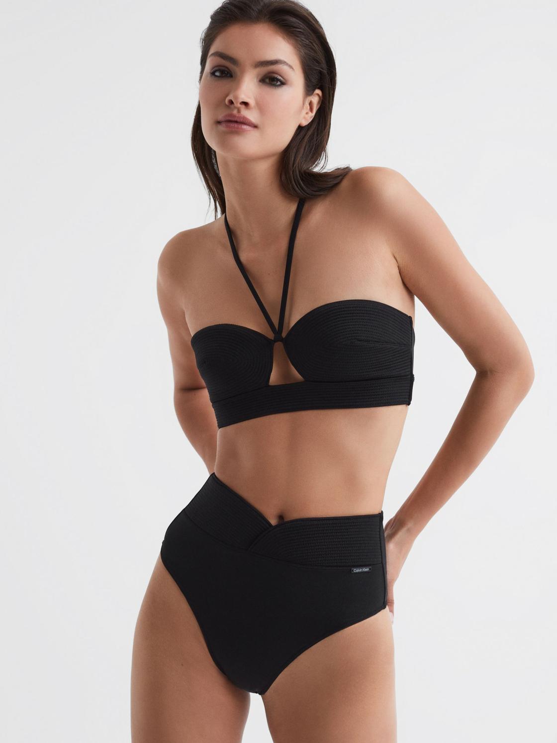 Reiss Swimwear | Calvin Klein Underwear Halterneck Bikini Top Black - Women