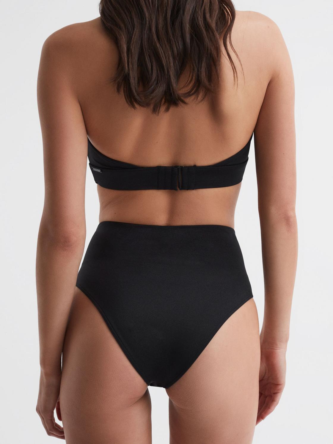 Reiss Swimwear | Calvin Klein Underwear High Rise Bikini Bottoms Black - Women