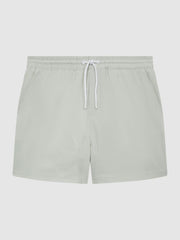 Reiss Swimwear | Coast Striped Drawstring Swim Shorts Mint/white - Men