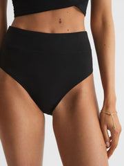 Reiss Swimwear | Cristina High Rise Bikini Bottoms Black - Women