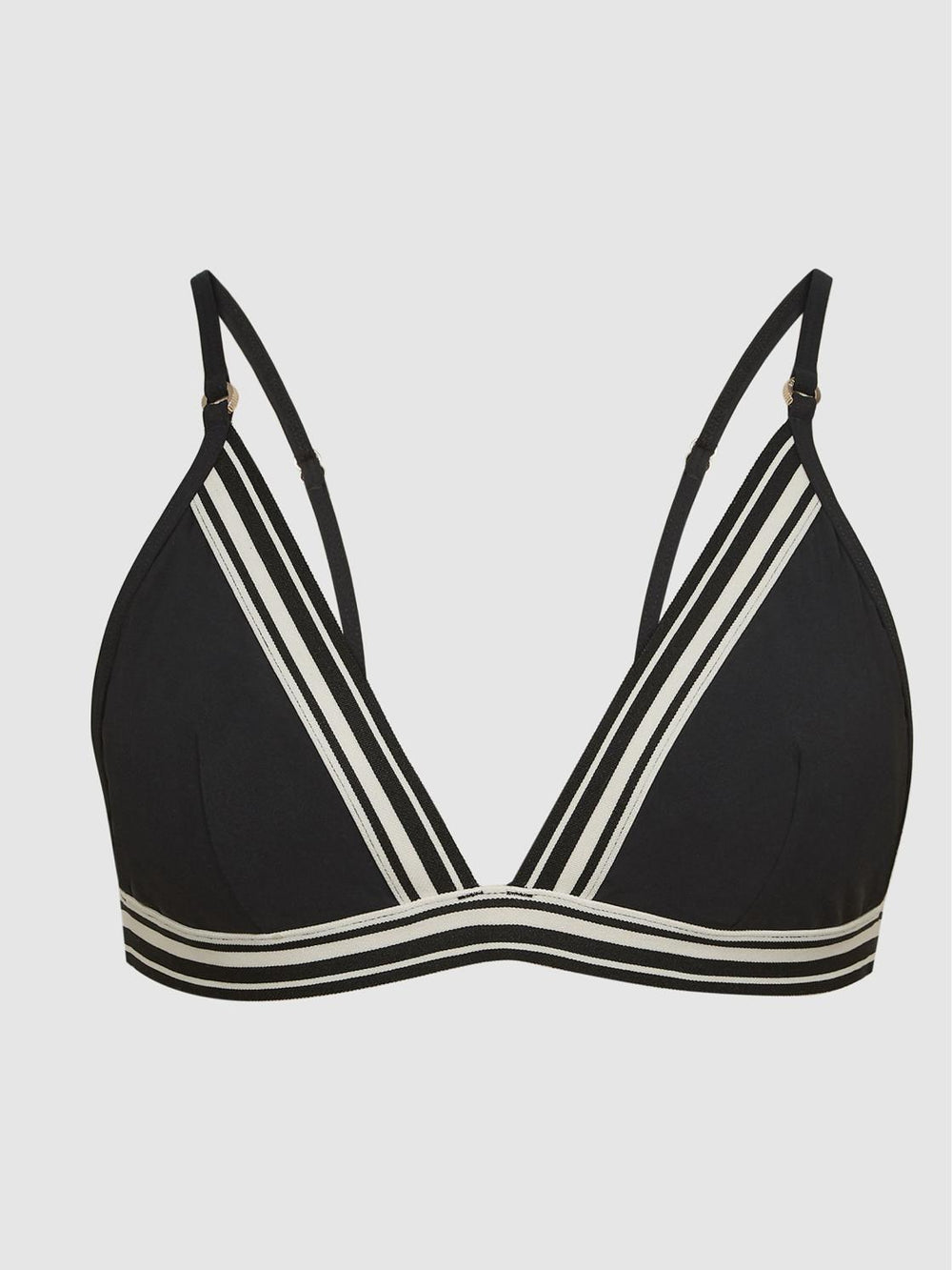 Reiss Swimwear | Faith Triangle Bikini Top Black - Women