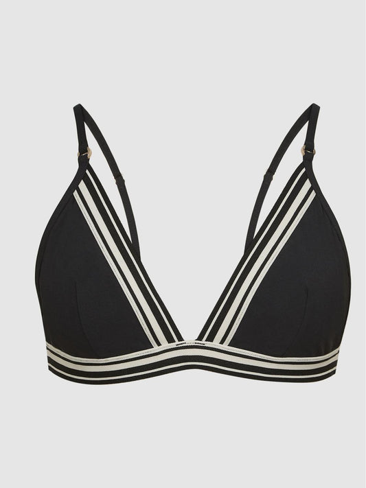 Reiss Swimwear | Faith Triangle Bikini Top Black - Women