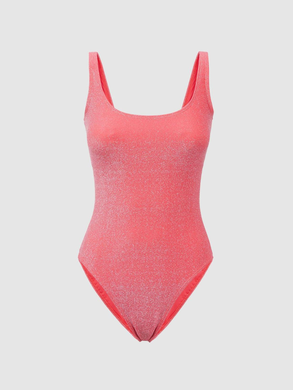 Reiss Swimwear | Good American Sparkle Swimsuit Bright Coral - Women