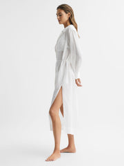 Reiss Swimwear | Keava Midi Dress Navy - Women