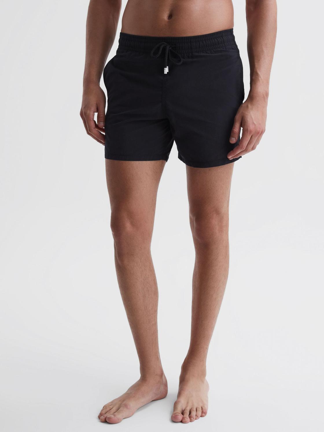 Reiss Swimwear | Moorea Vilebrequin Plain Swim Shorts Black - Men