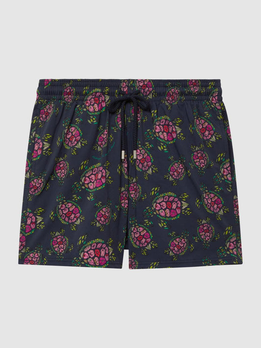 Reiss Swimwear | Moorise Vilebrequin Turtle Print Swim Shorts Black/red - Men